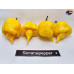 7 POT SILVA YELLOW ISOLATO